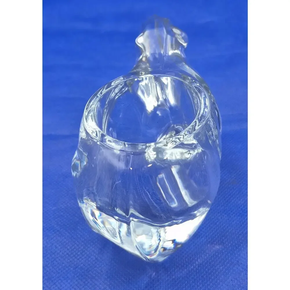Vintage Indiana Glass Clear Polar Bear Votive Candle Holder 4.5